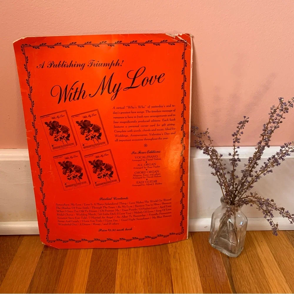Vintage Sheet Music Score Somewhere, My Love (Incomplete)